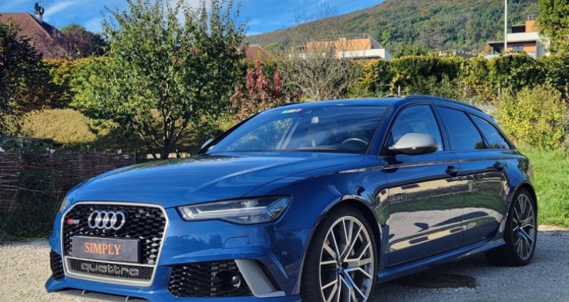 Audi RS6 AVANT C7 Performance Freins Céramique V8 4.0 TFSI 605 Quattr 2017 - photo n°3 Audi RS6 AVANT C7 Performance Freins Céramique V8 4.0 TFSI 605 Quattr  occasion à allonzier de la caille - photo n°3