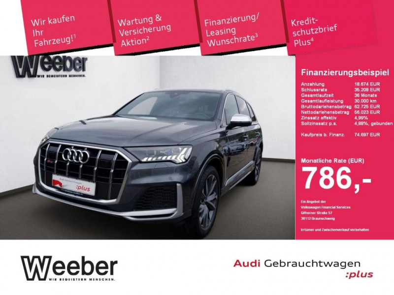 Audi SQ7 TFSI 507ch BVA Quattro 5pl 2022 Audi SQ7 TFSI 507ch BVA Quattro 5pl  occasion à L'Union