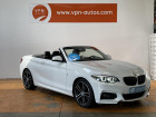 Bmw Serie 2 occasion Blanc année 2020 boite Automatique Annonce Bmw Serie 2 occasion Diesel 218da Cabriolet 150 CH BVA F23 M Sport + Options à Lormont