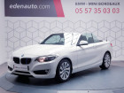 Bmw Serie 2 occasion année 2015 boite Manuelle Annonce Bmw Serie 2 occasion Essence CABRIOLET F23 220i 184 ch Lounge à Lormont