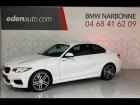 Bmw Serie 2 occasion Blanc année 2020 boite Automatique Annonce Bmw Serie 2 occasion Essence Coupé 218i 136 ch BVA8 M Sport 2p à Narbonne
