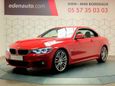 Bmw Serie 4 occasion année 2018 boite Automatique Annonce Bmw Serie 4 occasion Essence F33 LCI Cabriolet Cab 430i 252 ch BVA8 M Sport à Lormont