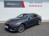 Bmw Serie 4 occasion année 2018 boite Automatique Annonce Bmw Serie 4 occasion Diesel GRAN COUPE F36 LCI Coupé 430d xDrive 258 ch BVA8 Luxury à Brive-la-Gaillarde