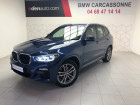 Bmw X3 occasion Bleu année 2018 boite Automatique Annonce Bmw X3 occasion Diesel G01 xDrive20d 190ch BVA8 M Sport à Carcassonne