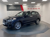 Bmw X3 occasion année 2018 boite Automatique Annonce Bmw X3 occasion Diesel G01 xDrive20d 190ch BVA8 M Sport à Limoges