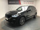 Bmw X3 occasion Noir année 2019 boite Automatique Annonce Bmw X3 occasion Diesel G01 xDrive20d 190ch BVA8 M Sport à Lormont