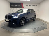 Bmw X3 occasion année 2019 boite Automatique Annonce Bmw X3 occasion Diesel G01 xDrive20d 190ch BVA8 M Sport à Lormont