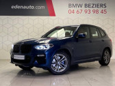Bmw X3 occasion année 2019 boite Automatique Annonce Bmw X3 occasion Diesel G01 xDrive30d 265ch BVA8 M Sport à Carcassonne