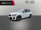 Bmw X3 occasion année 2022 boite Automatique Annonce Bmw X3 occasion Diesel sDrive18d 150ch BVA8 M Sport à Lescar