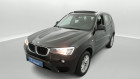 Bmw X3 occasion Noir année 2016 boite Automatique Annonce Bmw X3 occasion Diesel xDrive20dA 163ch Sport + Toit Ouvrant + Atellage suréquipé à SAINT-GREGOIRE