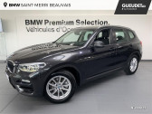 Bmw X3 occasion Noir année 2018 boite Automatique Annonce Bmw X3 occasion Diesel xDrive20dA 190ch Business Design Euro6c à Beauvais