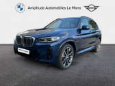Bmw X3 occasion année 2023 boite Automatique Annonce Bmw X3 occasion Hybride xDrive20i 184ch M Sport à Le Mans