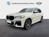 Bmw X3 occasion année 2018 boite Sequentielle Annonce Bmw X3 occasion Diesel xDrive30dA 265ch M Sport Euro6c à Le Mans