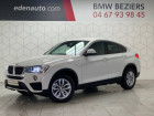 Bmw X4 occasion Blanc année 2018 boite Automatique Annonce Bmw X4 occasion Diesel F26 xDrive20d 190ch Lounge Plus A à Béziers