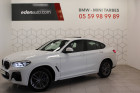 Bmw X4 occasion Blanc année 2020 boite Automatique Annonce Bmw X4 occasion Diesel X4 xDrive30d 265 ch BVA8 M Sport 5p à Tarbes