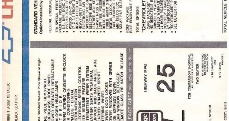 Chevrolet Corvette   occasion  LYON - photo n7