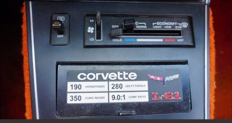 Chevrolet Corvette 5.7l v8 1981 prix tout compris Blanc occasion à Paris - photo n°7