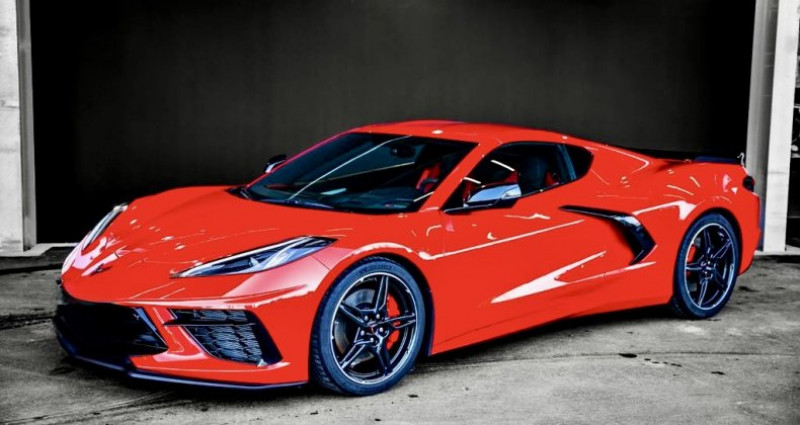 Chevrolet Corvette STINGRAY COUPE 6.2 V8 482 ch 3LT  occasion  La Chapelle Des Fougeretz