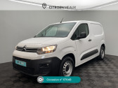 Annonce Citroen Berlingo occasion Diesel BERLINGO FOURGON VAN M 1000 BLUEHDI 100 S&S BVM5 W � Mareuil-l�s-Meaux