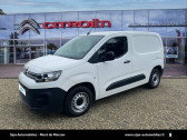 Citroen Berlingo occasion année 2022 boite Manuelle Annonce Citroen Berlingo occasion Diesel BERLINGO VAN M 650 BLUEHDI 100 S&S BVM6 DRIVER 4p à Mont-de-Marsan