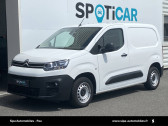 Citroen Berlingo occasion année 2019 boite Manuelle Annonce Citroen Berlingo occasion Diesel BERLINGO VAN M 650 BLUEHDI 100 S&S DRIVER 4p à Lescar