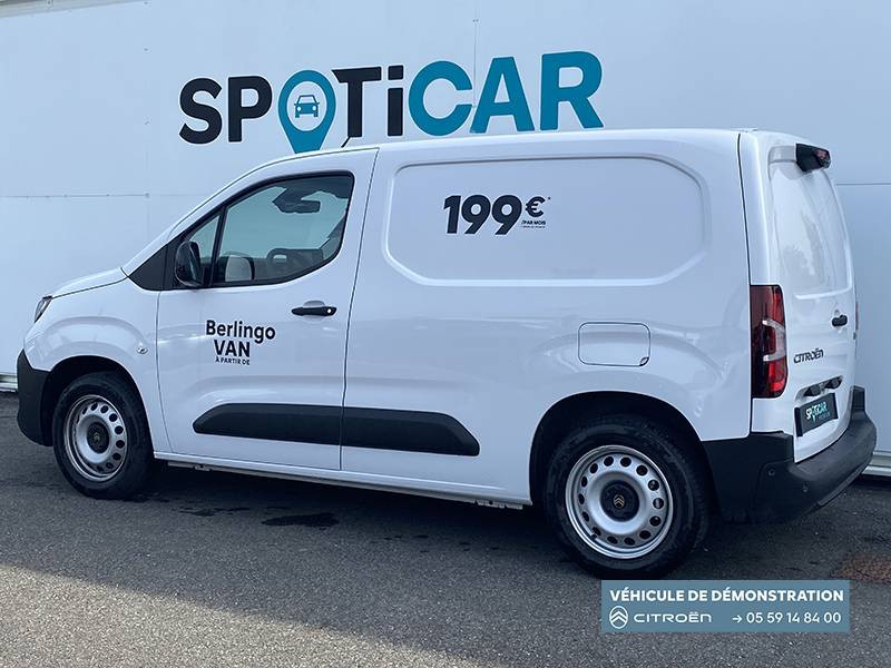 Citroen Berlingo BERLINGO VAN M 650KG BLUEHDI 100 S&S BVM6  4p 2024 - photo n°20 Citroen Berlingo BERLINGO VAN M 650KG BLUEHDI 100 S&S BVM6  4p  occasion à Lescar - photo n°20