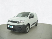 Citroen Berlingo occasion année 2022 boite Manuelle Annonce Citroen Berlingo occasion Diesel VAN BERLINGO VAN M 1000 BLUEHDI 100 S&S BVM6 à GUERET