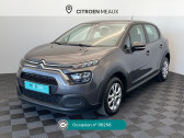 Citroen C3 occasion année 2022 boite Manuelle Annonce Citroen C3 occasion Essence 1.2 PureTech 83ch S&S Feel 122-123g à Mareuil-lès-Meaux