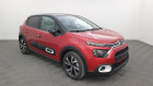 Citroen C3 occasion Rouge année 2020 boite Manuelle Annonce Citroen C3 occasion Essence 1.2 puretech 83cv bvm5 shine pack + adml + radar av à Ganges