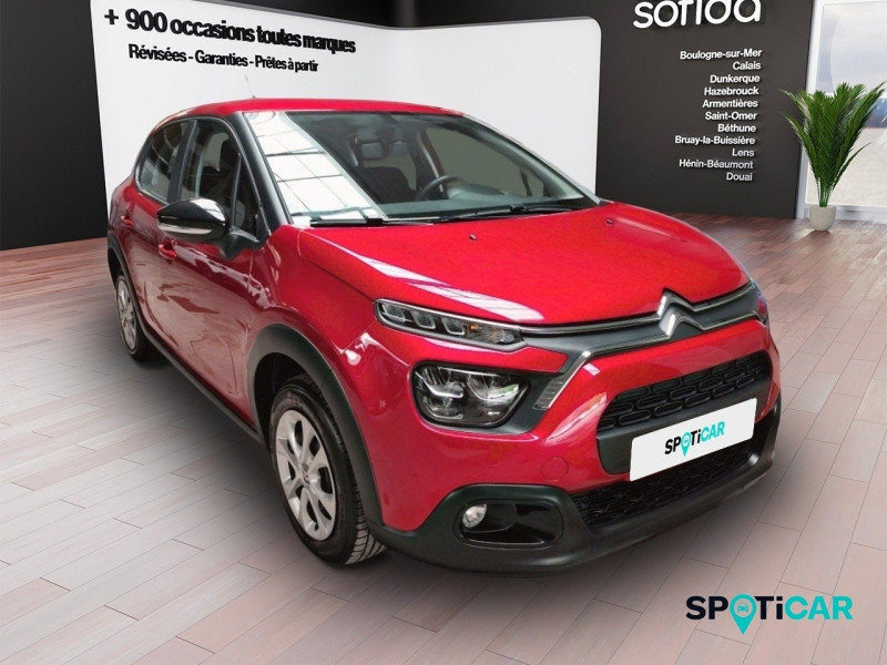 Citroen C3 1.5 BlueHDi 100ch S&S Feel E6.d  occasion à Hazebrouck - photo n°3