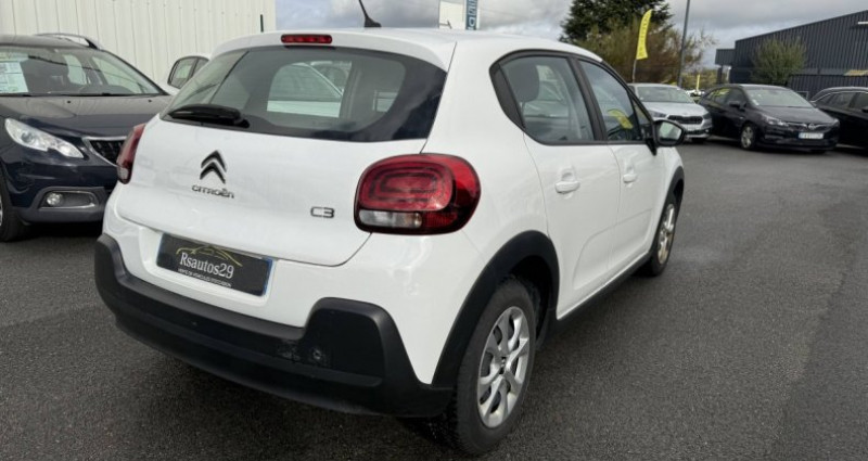 Citroen C3 III 1.5 BlueHDi 100ch S&S Feel 2020 - photo n°4 Citroen C3 III 1.5 BlueHDi 100ch S&S Feel  occasion à Quimperlé - photo n°4