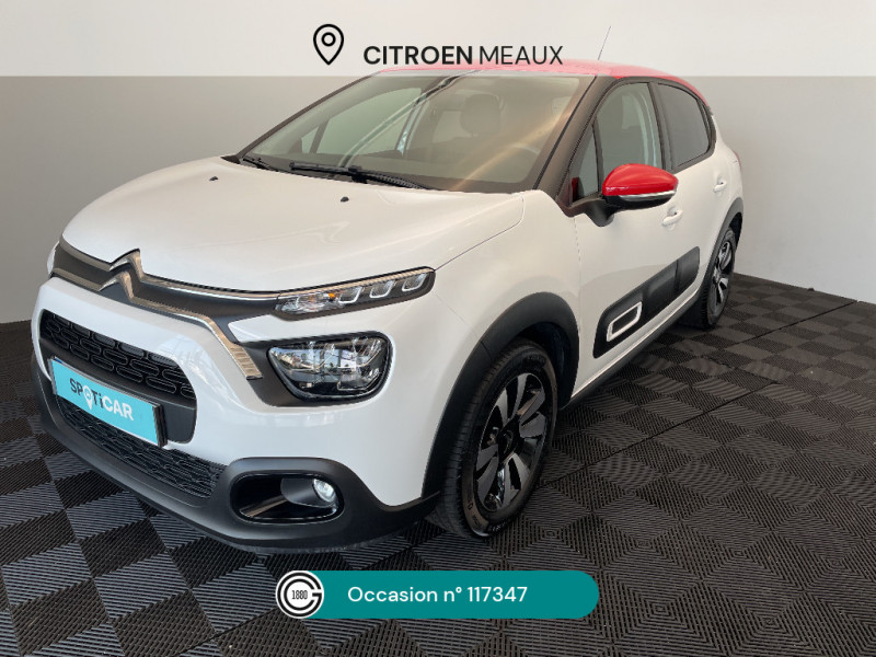 Citroen C3 PURETECH 83 S&S BVM5 SHINE 2022 Citroen C3 PURETECH 83 S&S BVM5 SHINE  occasion à Mareuil-lès-Meaux