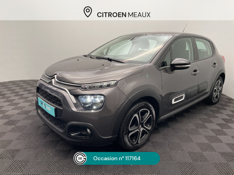 Citroen C3 PURETECH 83CH, BOITE MANUELLE, PLUS 2023 Citroen C3 PURETECH 83CH, BOITE MANUELLE, PLUS  occasion à Mareuil-lès-Meaux