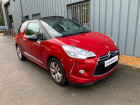 Citroen DS3 Cabrio occasion Rouge année 2014 boite Robotisee Annonce Citroen DS3 Cabrio occasion Diesel 1.6 e-HDi90 Airdream So Chic ETG6 à Saint-Doulchard