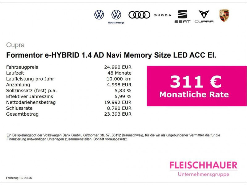 Cupra Formentor 1.4 e-HYBRID 245 ch BVA  occasion  L'Union - photo n3