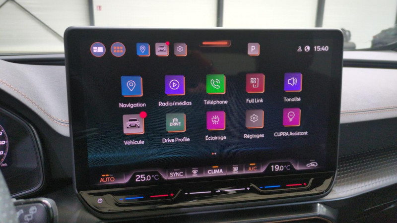 Cupra Formentor 1.5 etsi hybrid 150 ch bva dsg7 v + camera 360 + navigation   occasion � Ganges - photo n�16