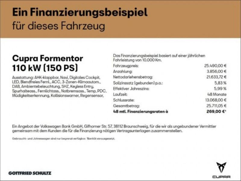 Cupra Formentor 1.5 TSI Anhngerkupplung Navigation  occasion  L'Union - photo n2