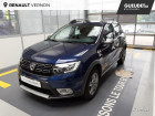 Dacia Sandero occasion Bleu année 2018 boite Manuelle Annonce Dacia Sandero occasion GPL 0.9 TCe 90ch GPL Stepway à Saint-Just
