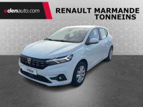 Dacia Sandero occasion 2022 mise en vente à Sainte-Bazeille par le garage RENAULT MARMANDE - photo n°1
