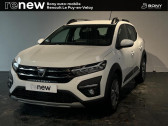 Dacia Sandero occasion année 2022 boite Manuelle Annonce Dacia Sandero occasion GPL ECO-G 100 - 22 Stepway Confort à Brives-Charensac