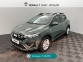 Dacia Sandero occasion année 2024 boite Manuelle Annonce Dacia Sandero occasion GPL Sandero ECO-G 100 GSR2 Stepway Expression à Saint-Maximin