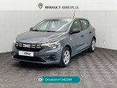 Dacia Sandero occasion année 2023 boite Manuelle Annonce Dacia Sandero occasion Essence Sandero SCe 65 Essential à Abbeville