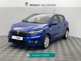 Dacia Sandero occasion année 2022 boite Manuelle Annonce Dacia Sandero occasion Essence Sandero TCe 90 - 22 Confort à Sallanches
