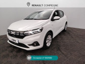 Dacia Sandero occasion année 2023 boite Manuelle Annonce Dacia Sandero occasion Essence Sandero TCe 90 Expression à Compiègne