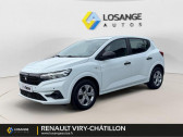 Dacia Sandero occasion année 2022 boite Manuelle Annonce Dacia Sandero occasion Essence SCe 65 - 22 Essentiel à Viry Chatillon