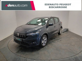 Dacia Sandero occasion 2022 mise en vente à Biscarrosse par le garage edenauto Peugeot Biscarrosse - photo n°1