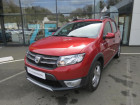 Dacia Sandero occasion Rouge année 2015 boite Manuelle Annonce Dacia Sandero occasion Essence TCe 90 Stepway Prestige à CHATEAULIN