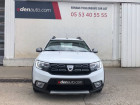 Dacia Sandero occasion Blanc année 2017 boite Manuelle Annonce Dacia Sandero occasion Essence TCe 90 Stepway à Villeneuve-sur-Lot