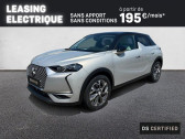 DS DS3 Crossback occasion année 2020 boite Automatique Annonce DS DS3 Crossback occasion Electrique ELECTRIQUE DS3 E-Tense Grand Chic à VALENCE