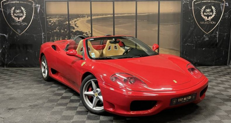 Ferrari 360 SPIDER F1 3.6 400 CH / Historique Complet Rouge occasion à GUERANDE